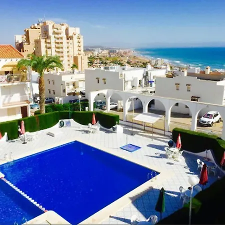 With Pool & Balcony Less Than 10min Walk To La Mata Beach!