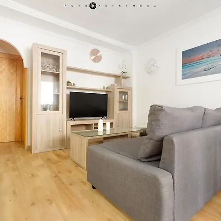 With Pool & Balcony Less Than 10min Walk To La Mata Beach! *